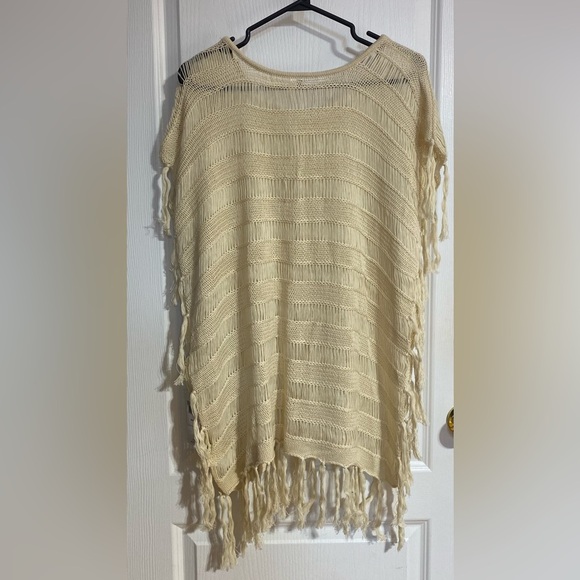 NWT Ripcurl Fringe Boho Hippie Coastal Summer Beachy Swimsuit Coverup Size XS - Picture 6 of 9